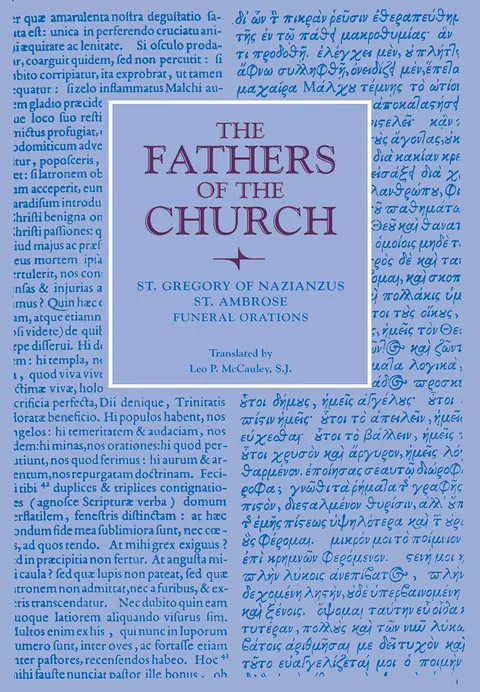 Cover of Funeral Orations