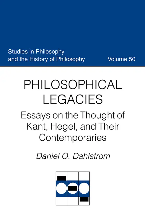 Cover of Philosophical Legacies