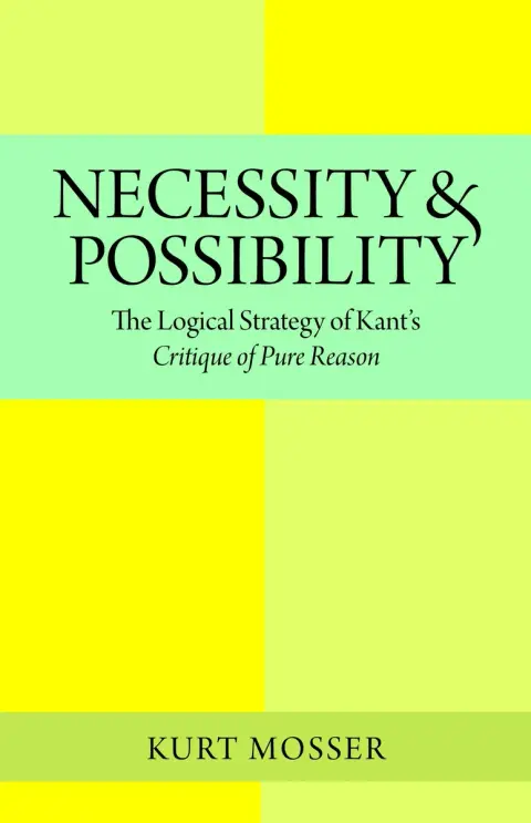 Cover of Necessity and Possibility