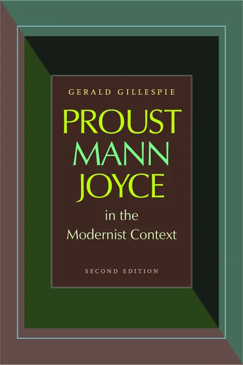 Cover of Proust, Mann, Joyce in the Modernist Context