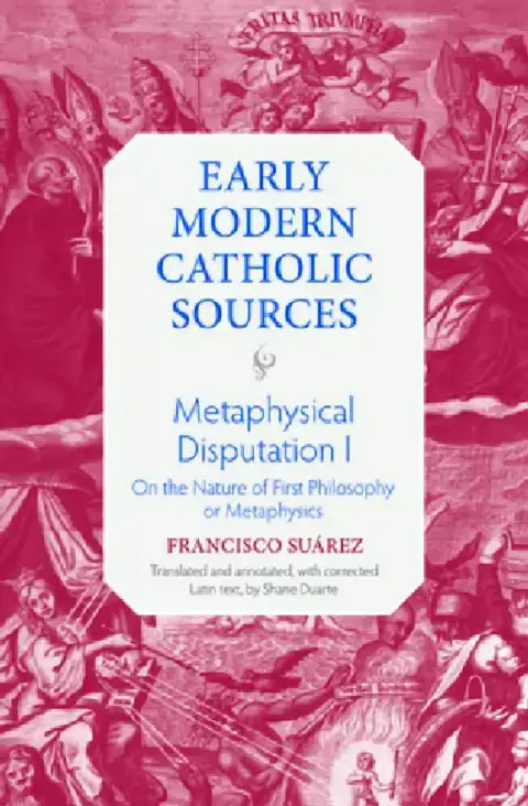 Cover of Metaphysical Disputation I