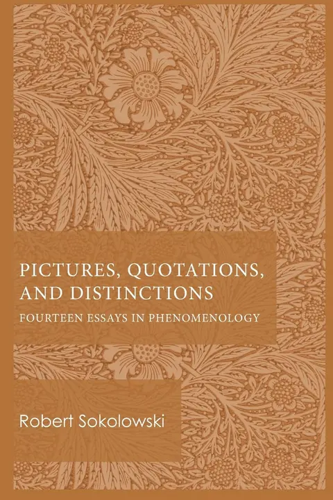 Cover of Pictures, Quotations, and Distinctions