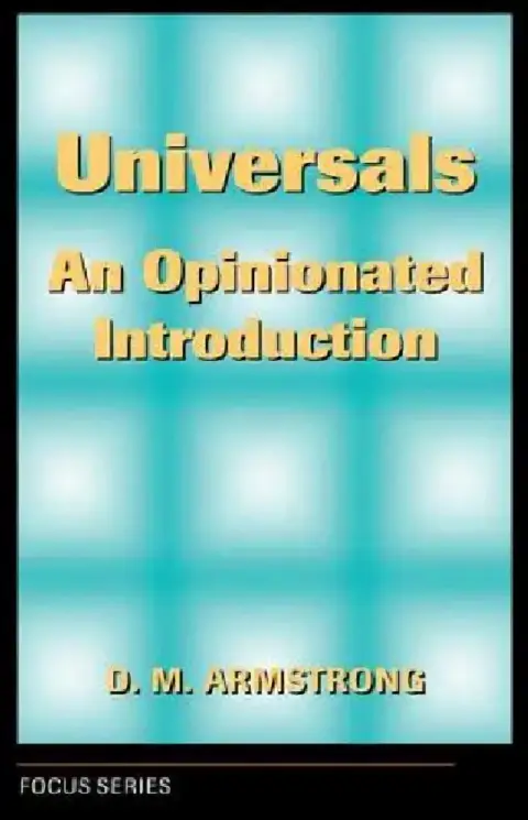 Cover of Universals