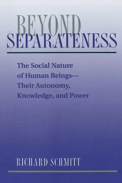 Cover of Beyond Separateness