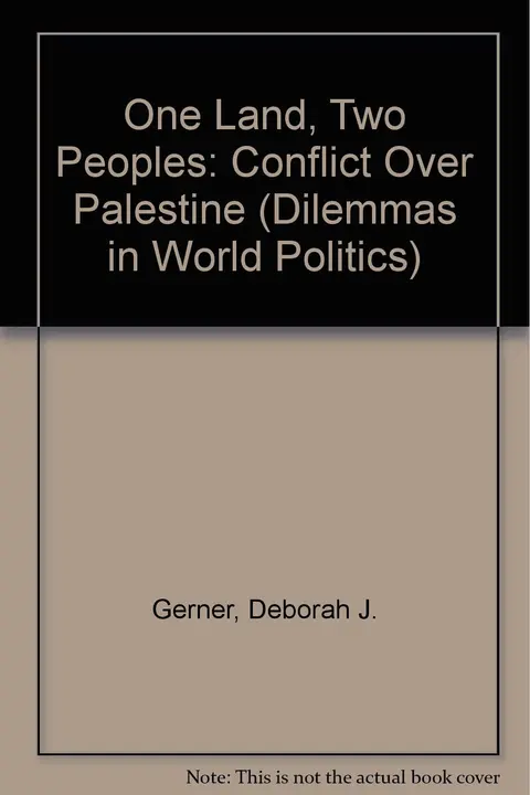 Cover of One Land, Two Peoples