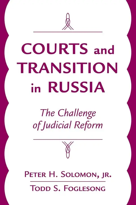 Cover of Courts and Transition in Russia