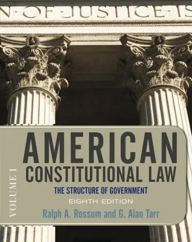Cover of American Constitutional Law, Eighth Edition, Volume 1