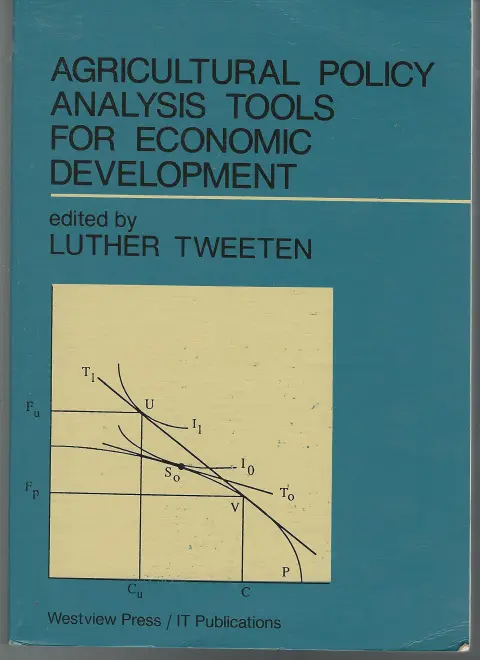 Cover of Agricultural Policy Analysis Tools for Economic Development