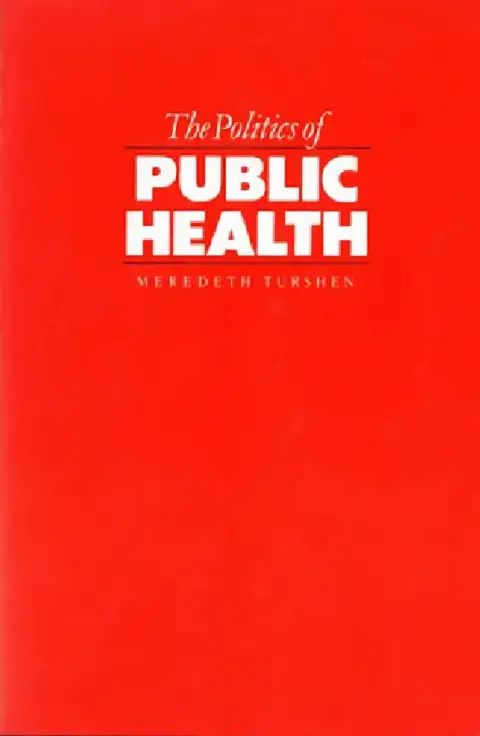 Cover of The Politics of Public Health