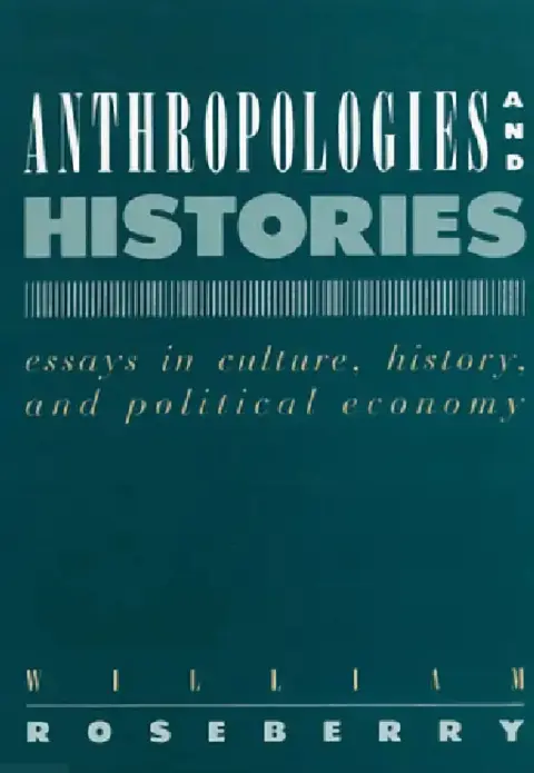Cover of Anthropologies and Histories