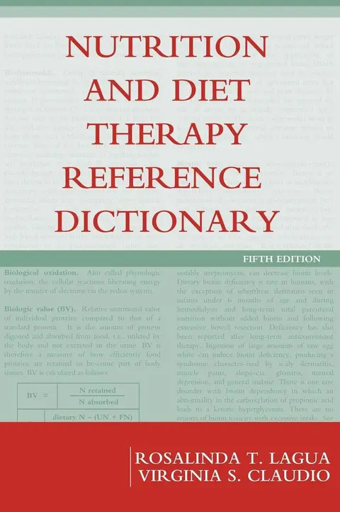 Cover of Nutrition and Diet Therapy Reference Dictionary