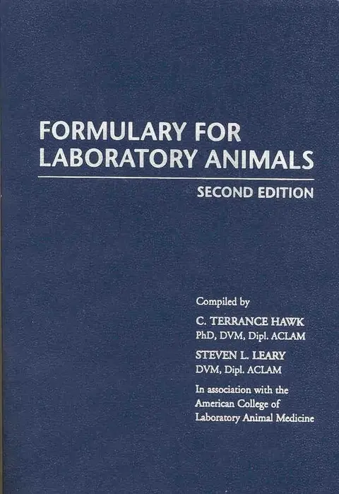 Cover of Formulary for Laboratory Animals