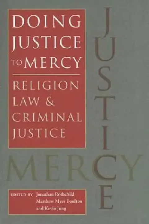 Cover of Doing Justice to Mercy