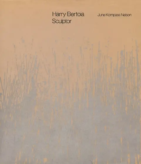 Cover of Harry Bertoia, Sculptor