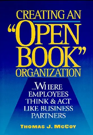 Cover of Creating an "Open Book" Organization