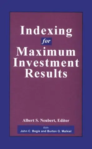 Cover of Indexing for Maximum Investment Results