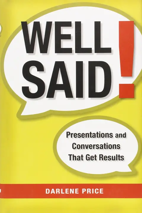 Cover of Well Said!