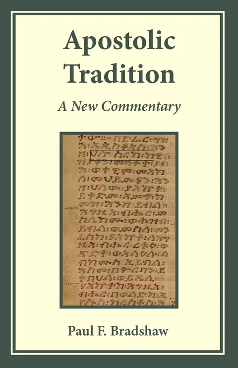 Cover of Apostolic Tradition