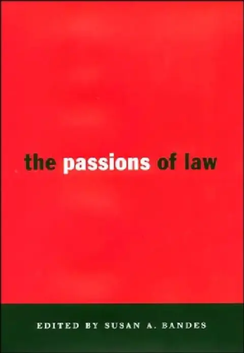 Cover of The Passions of Law