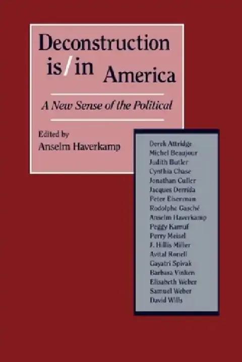 Cover of Deconstruction Is/In America