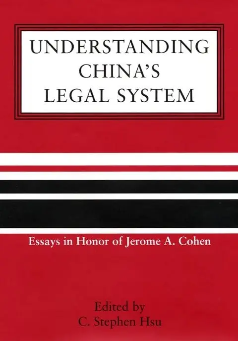 Cover of Understanding China's Legal System