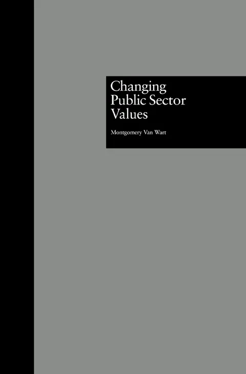 Cover of Changing Public Sector Values