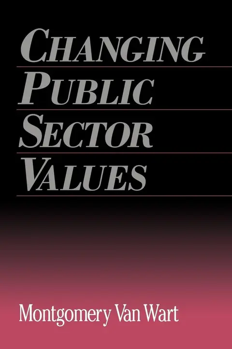 Cover of Changing Public Sector Values