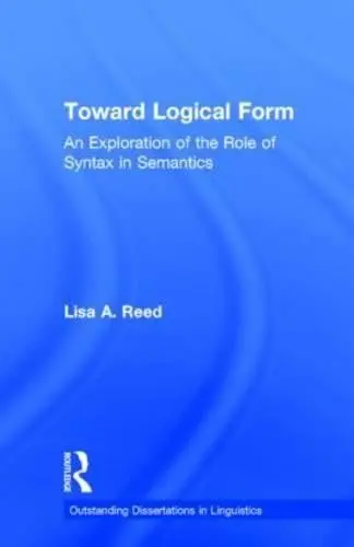 Cover of Toward Logical Form