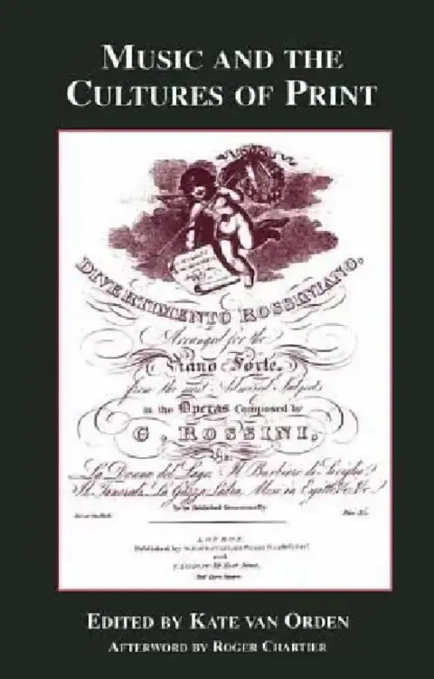 Cover of Music and the Cultures of Print