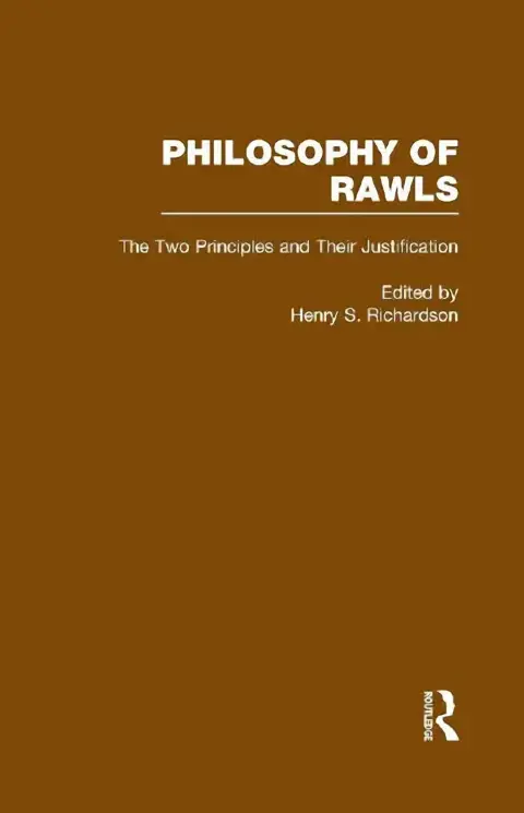 Cover of The Two Principles and Their Justification