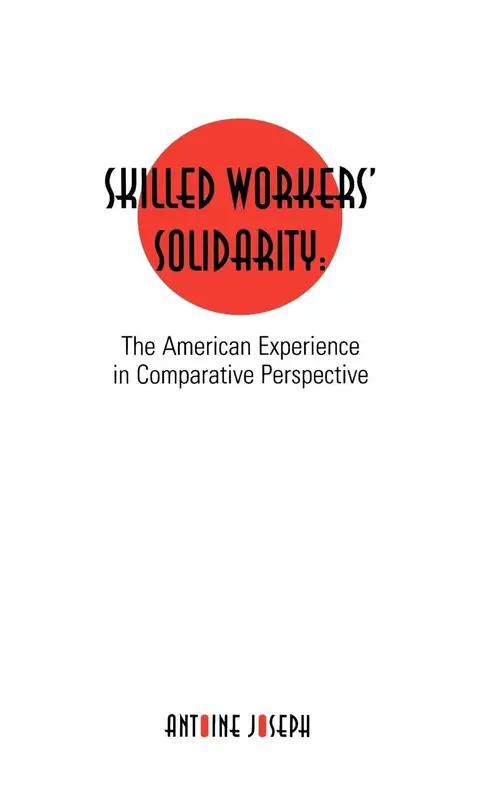 Cover of Skilled Workers' Solidarity