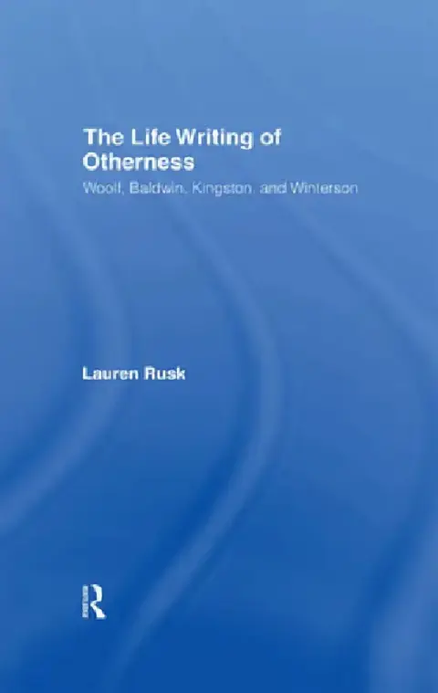 Cover of The Life Writing of Otherness