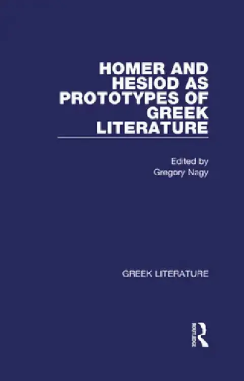 Cover of Homer and Hesiod as Prototypes of Greek Literature