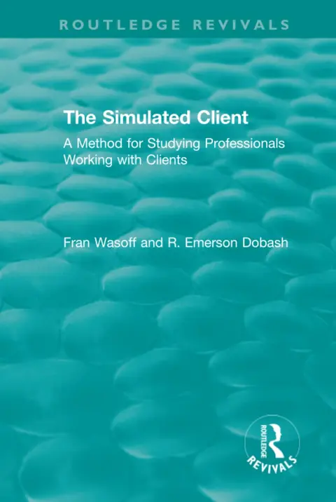Cover of The Simulated Client