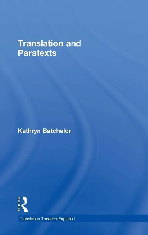 Cover of Translation and Paratexts