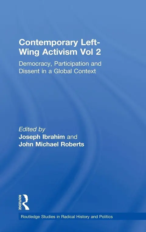 Cover of Contemporary Left Wing Activism