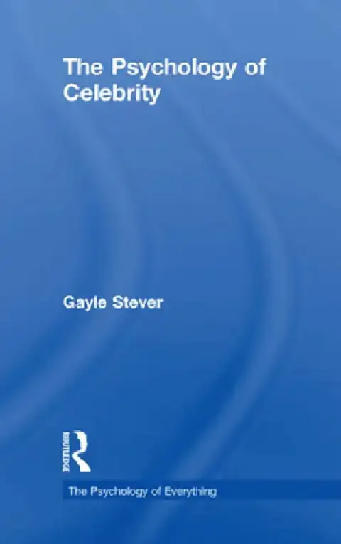 Cover of The Psychology of Celebrity