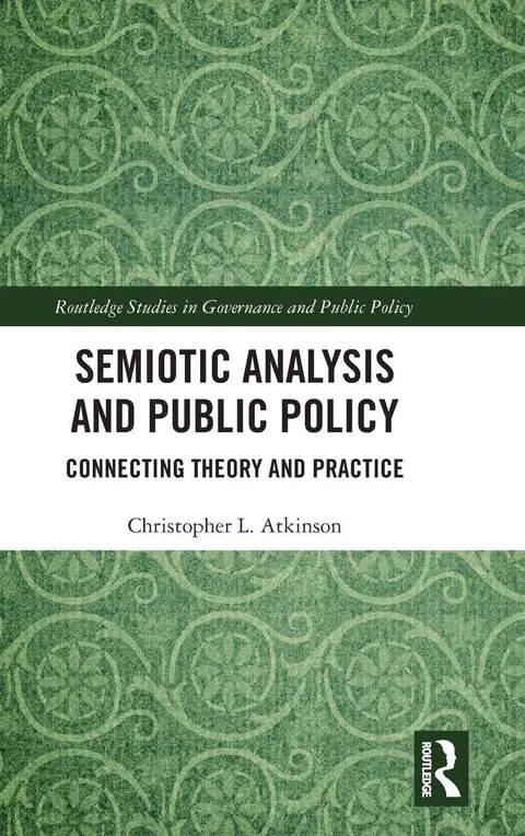 Cover of Semiotic Analysis and Public Policy