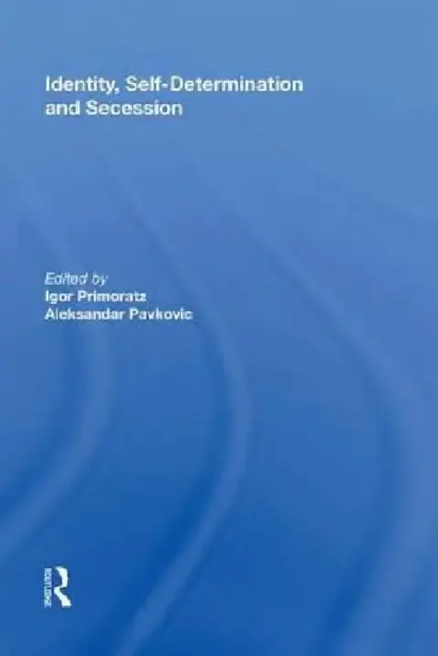 Cover of Identity, Self-Determination and Secession
