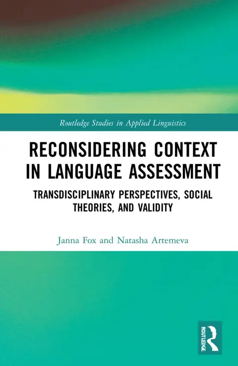 Cover of Reconsidering Context in Language Assessment