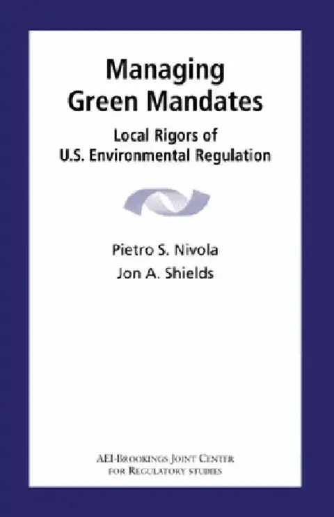 Cover of Managing Green Mandates