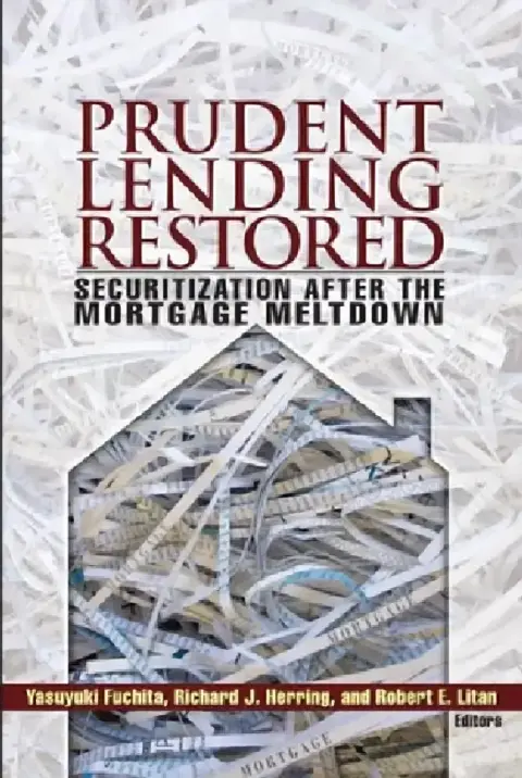 Cover of Prudent Lending Restored
