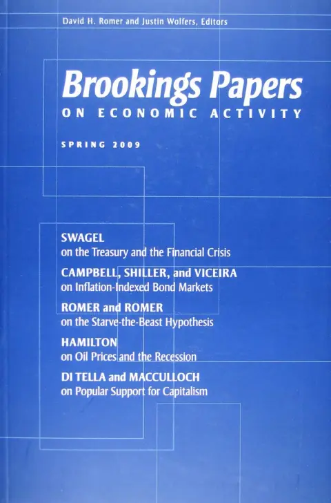 Cover of Brookings Papers on Economic Activity