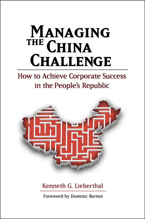 Cover of Managing the China Challenge