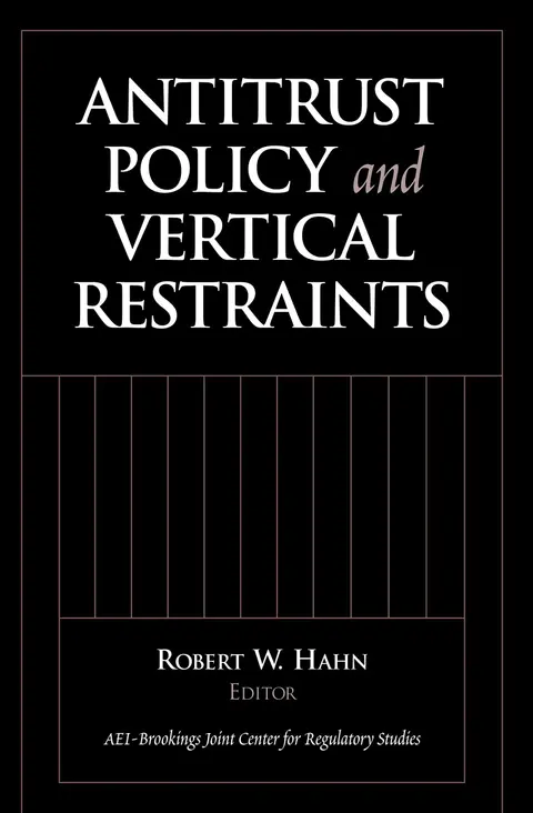 Cover of Antitrust Policy and Vertical Restraints
