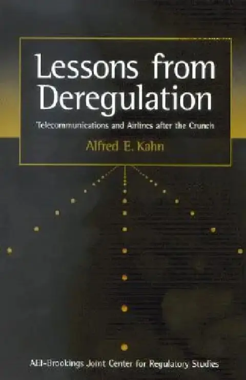 Cover of Lessons from Deregulation
