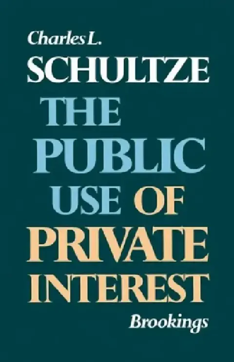 Cover of The Public Use of Private Interest
