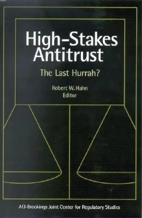 Cover of High-Stakes Antitrust