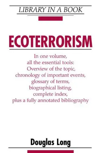 Cover of Ecoterrorism