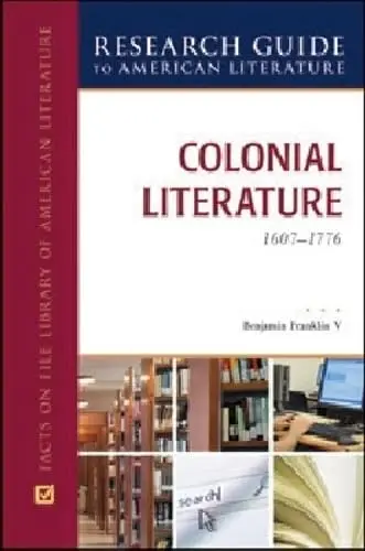 Cover of Colonial Literature, 1607-1776